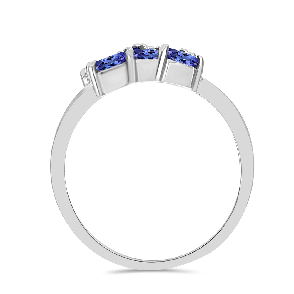 Anillo de Plata con Tanzanita 2 