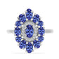 Anillo de Plata con Tanzanita