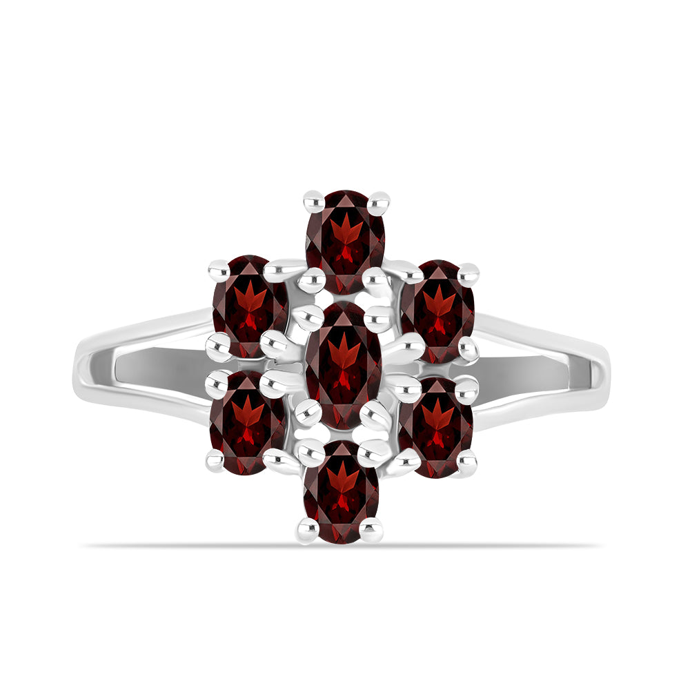 Anillo de Plata con Granate Barton