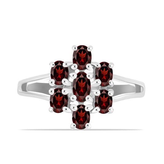 Anillo de Plata con Granate Barton