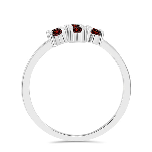 Anillo de Plata con Granate Barton