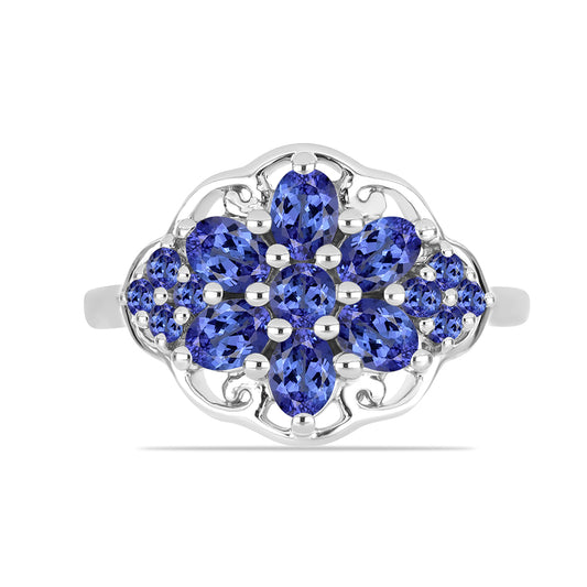 Anillo de Plata con Tanzanita