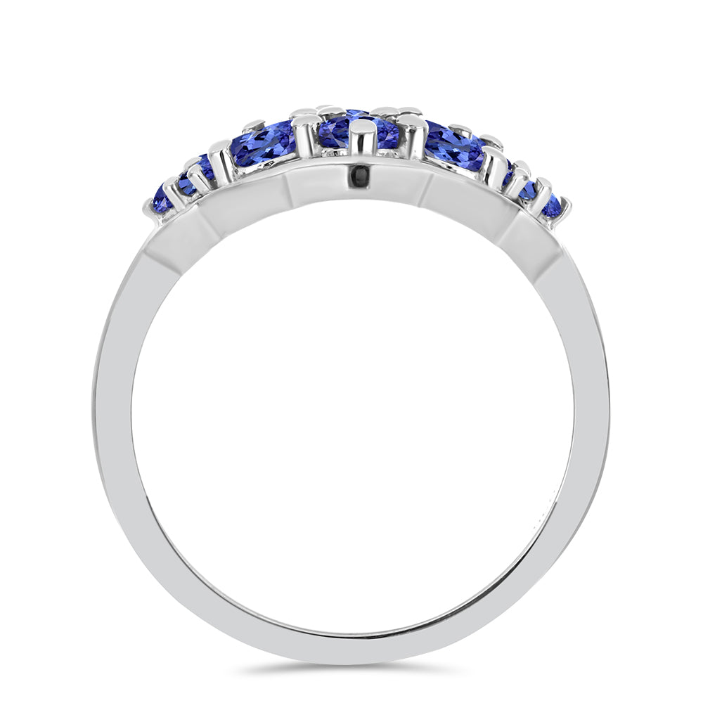 Anillo de Plata con Tanzanita 2 