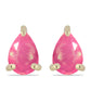 Pendientes de Plata Bañada en Oro con Ópalo Rosa Etíope de Lega Dembi