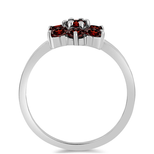 Anillo de Plata con Granate Barton