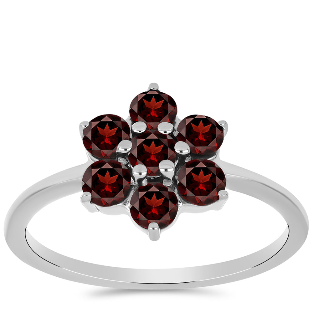 Anillo de Plata con Granate Barton 3 