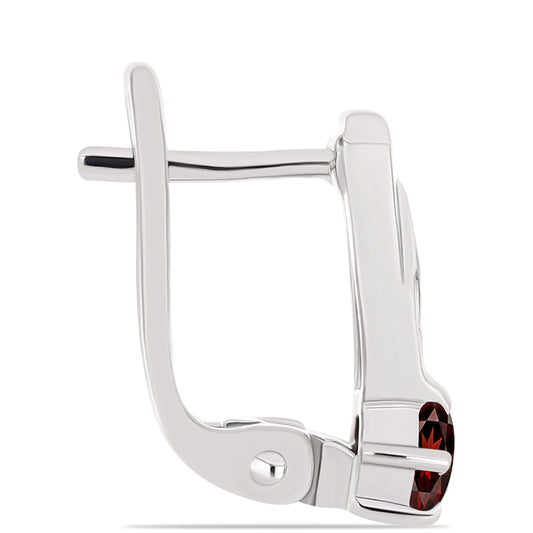 Pendientes de Plata con Granate Barton