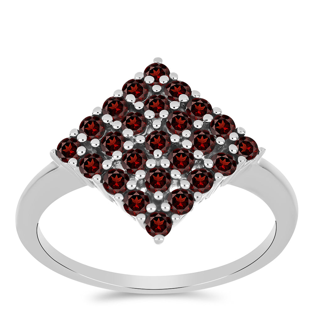 Anillo de Plata con Granate Barton