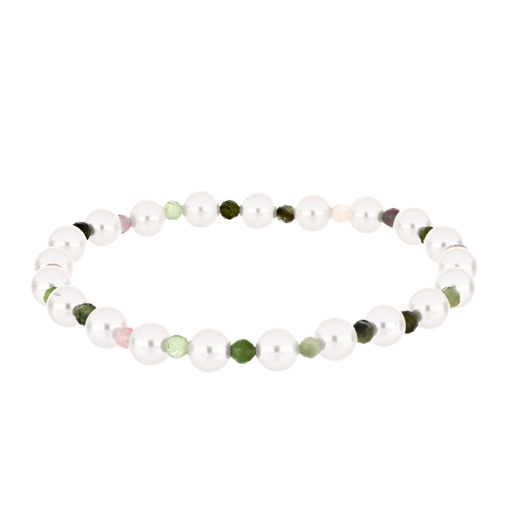 Pulsera Pepita con Chakra Turmalina y Perla de Agua Dulce 1 