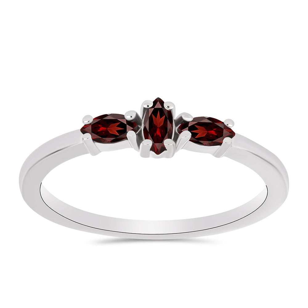 Anillo de Plata con Granate Barton 3 