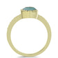 Anillo de Plata Bañada en Oro con Labradorita