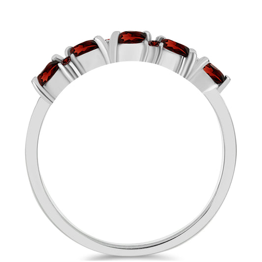 Anillo de Plata con Granate Barton