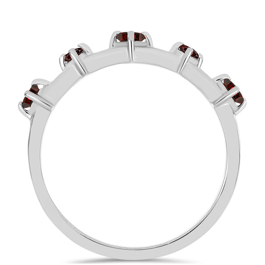 Anillo de Plata con Granate Barton