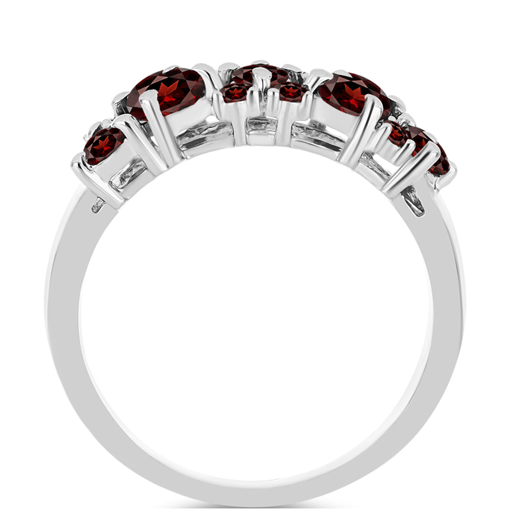 Anillo de Plata con Granate Barton