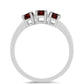 Anillo de Plata con Granate Barton