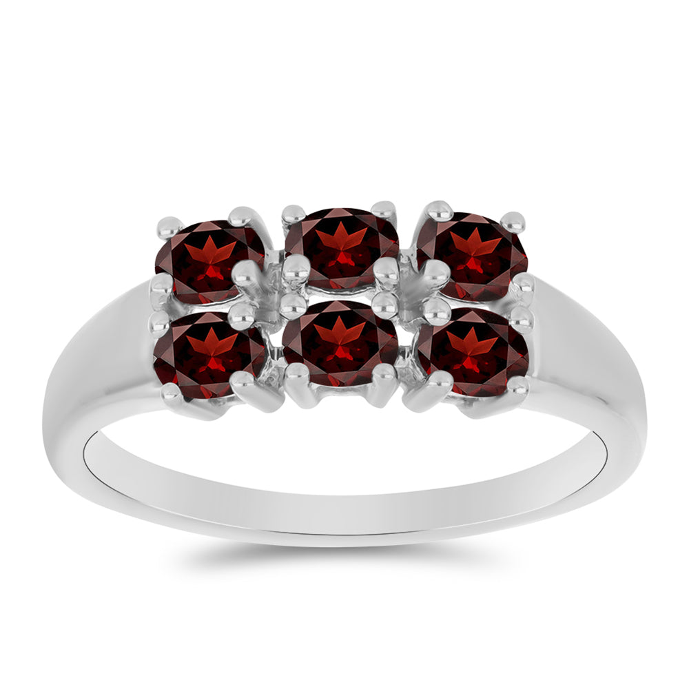 Anillo de Plata con Granate Barton 3 