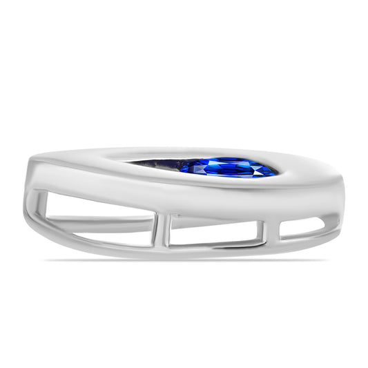 Colgante de Plata con Zafiro Azul Australiano