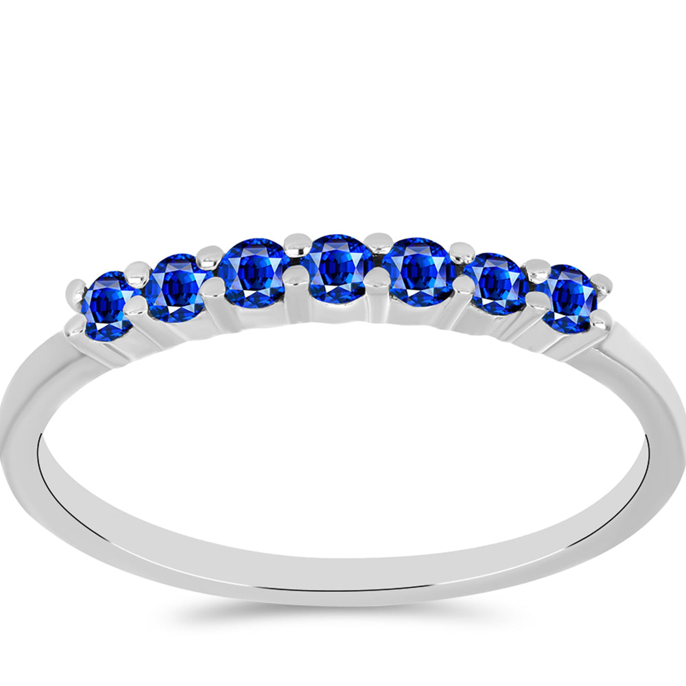 Anillo de Plata con Zafiro Azul Australiano 3 