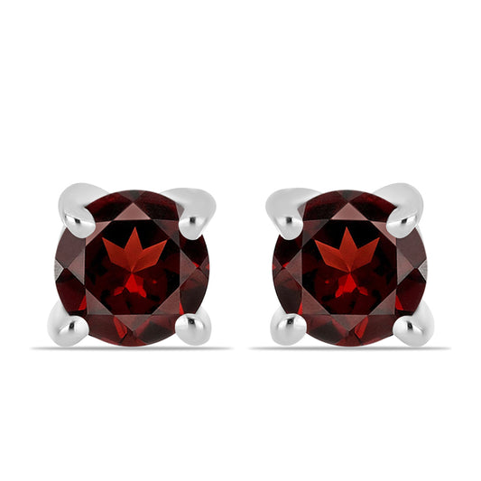 Pendientes de Plata con Granate Barton