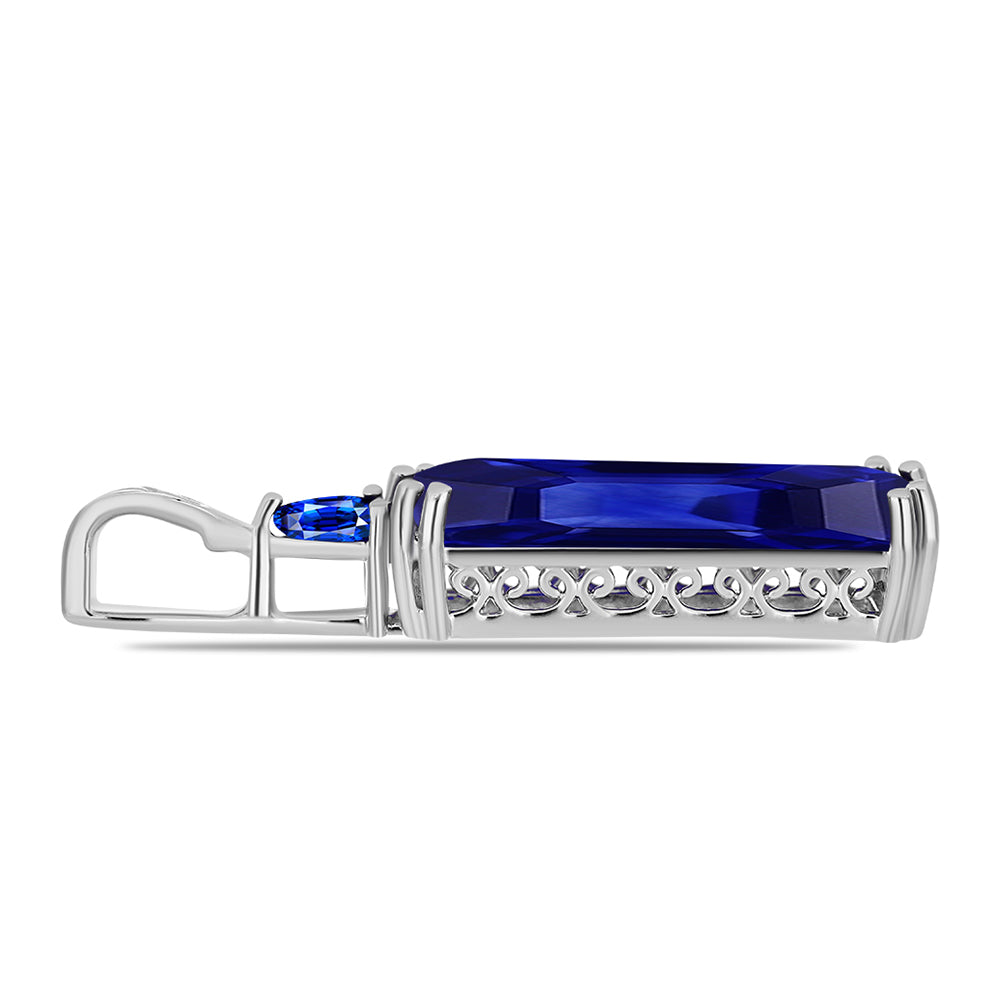 Colgante de Plata con Zafiro Azul Australiano 2 