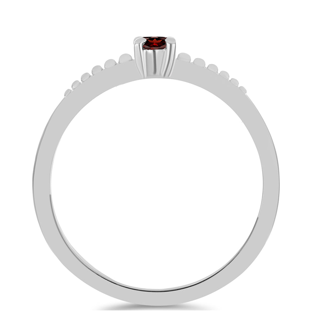 Anillo de Plata con Granate Barton 2 