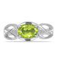 Anillo de Plata con Peridoto de Changbai
