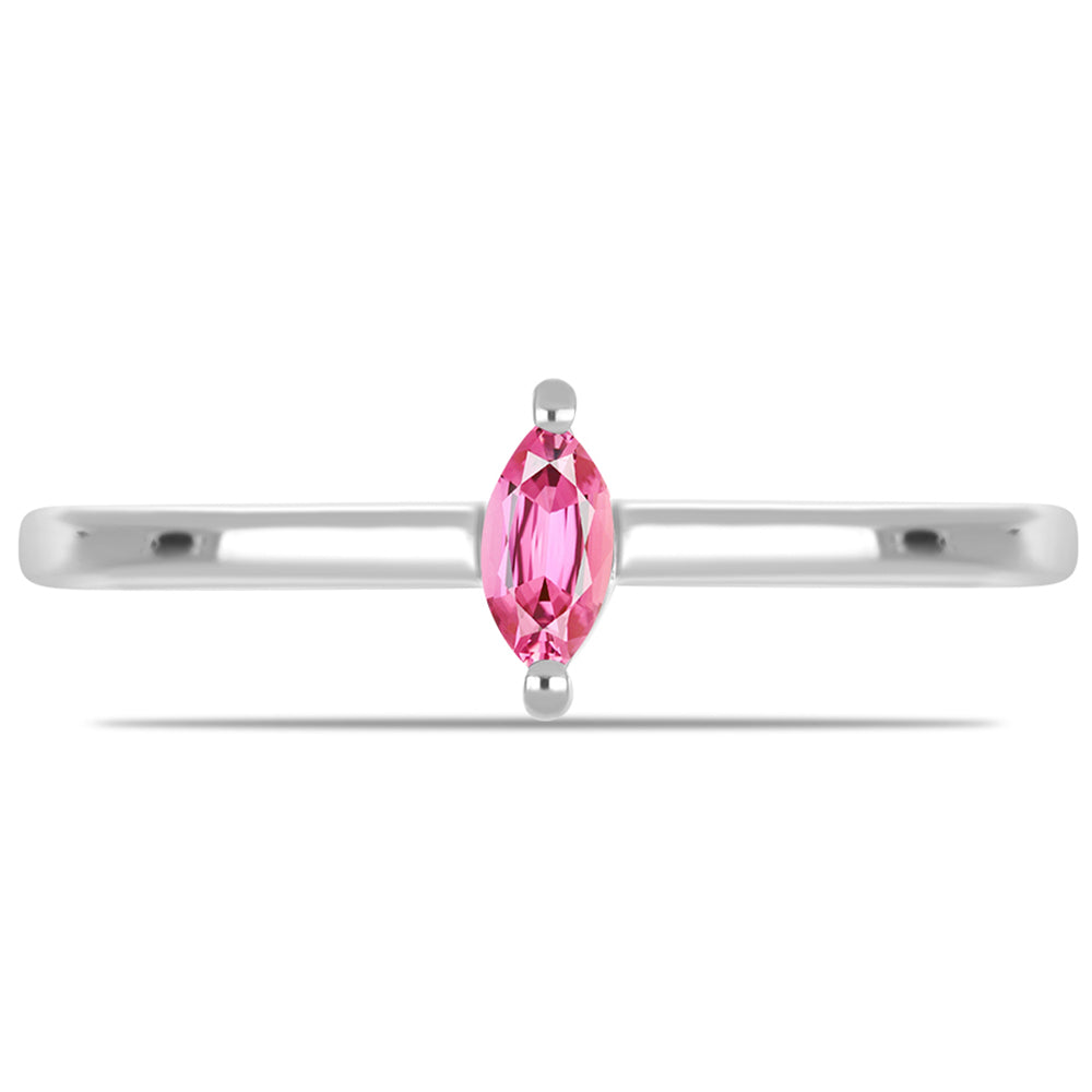 Anillo de Plata con Turmalina Rosa de Pelmadulla 1 