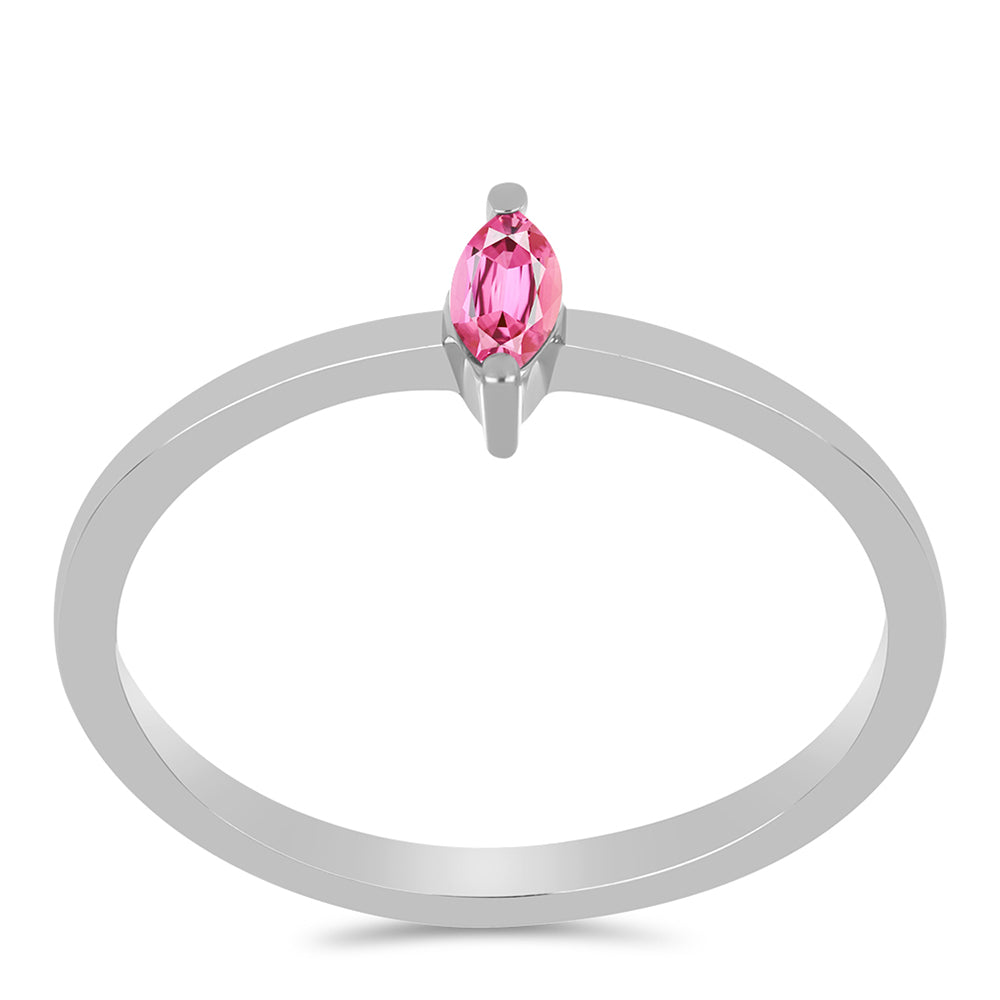 Anillo de Plata con Turmalina Rosa de Pelmadulla 3 