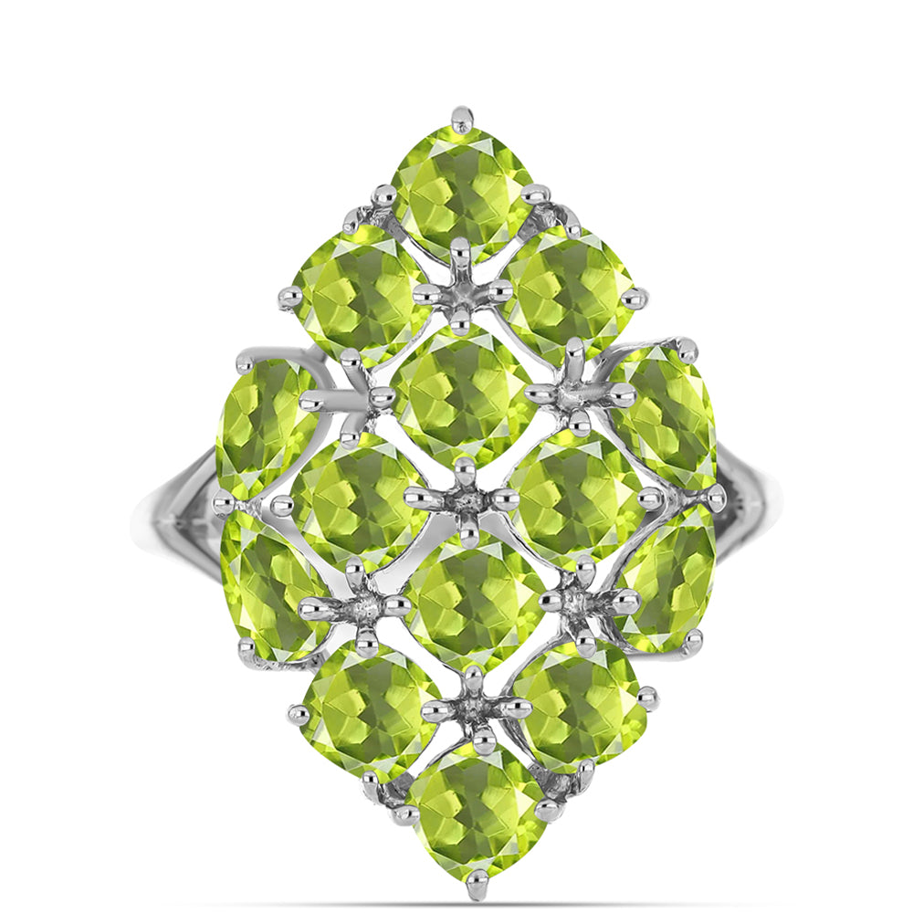Anillo de Plata con Peridoto de Changbai 1 