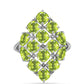 Anillo de Plata con Peridoto de Changbai