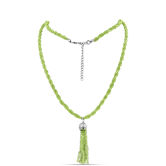 Collar de Plata con Peridoto de Changbai