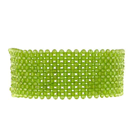Pulsera de Plata con Peridoto de Changbai