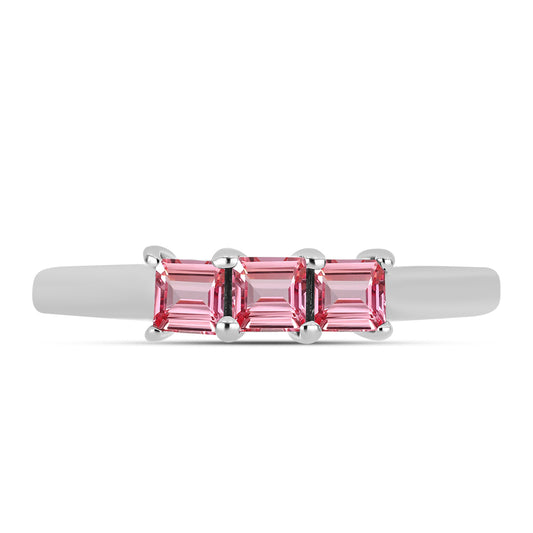 Anillo de Plata con Turmalina Rosa de Pelmadulla