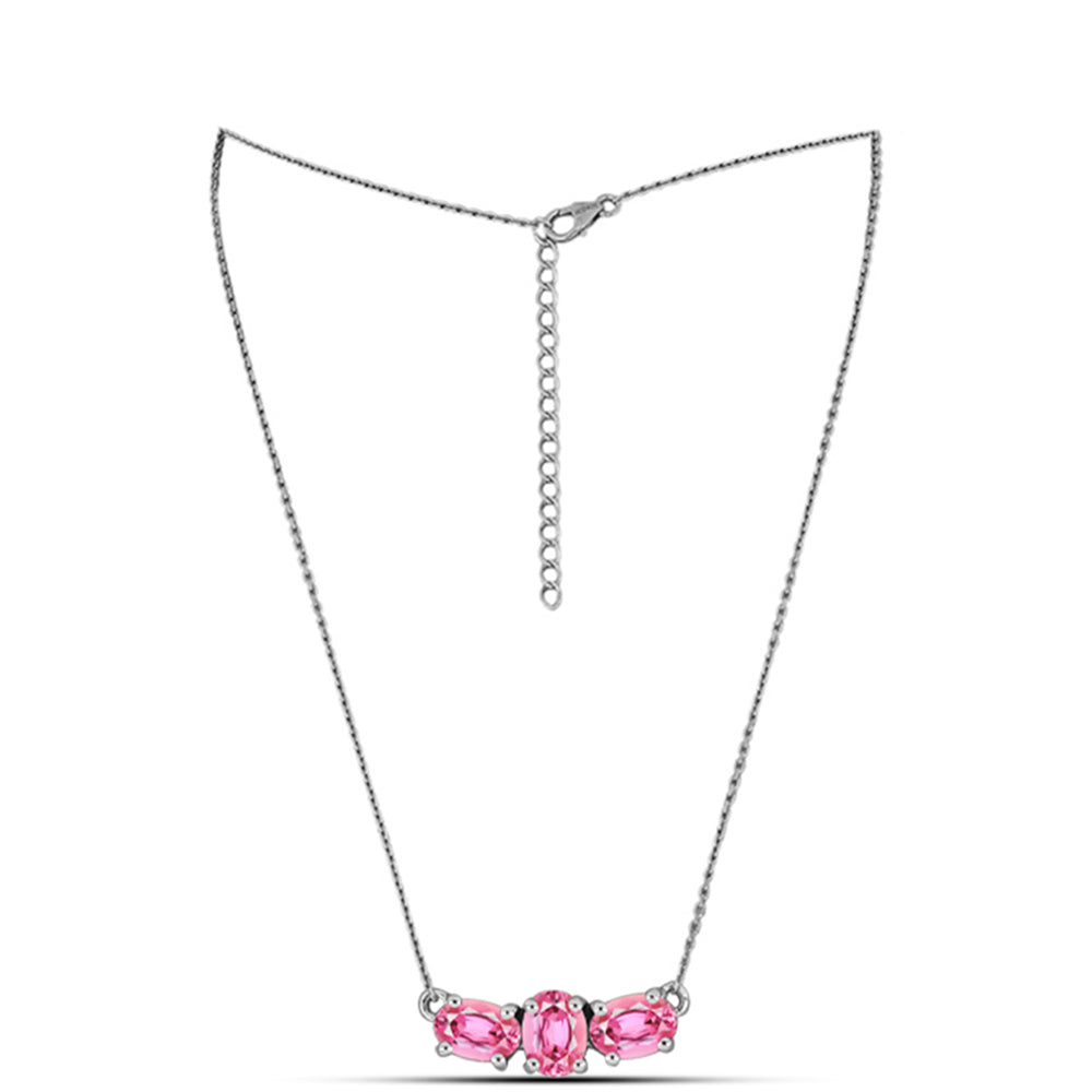 Collar de Plata con Turmalina Rosa de Pelmadulla 1 