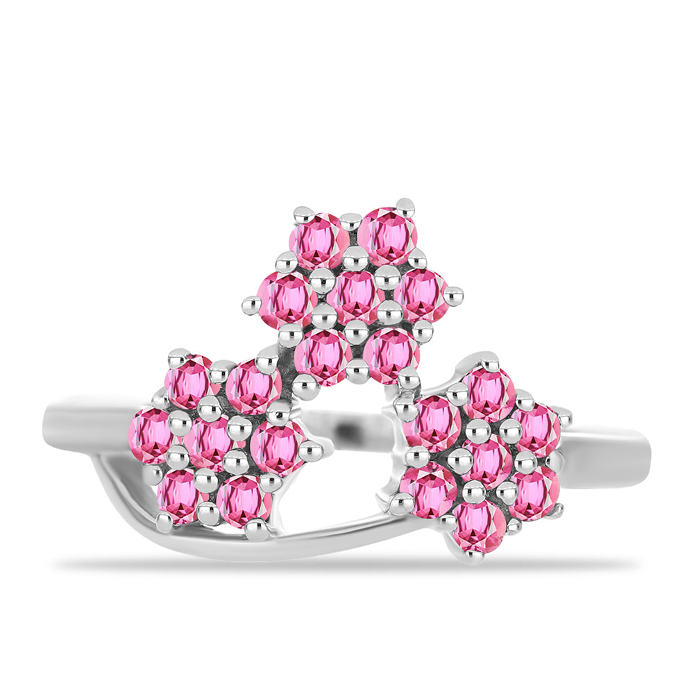 Anillo de Plata con Turmalina Rosa de Pelmadulla 1 