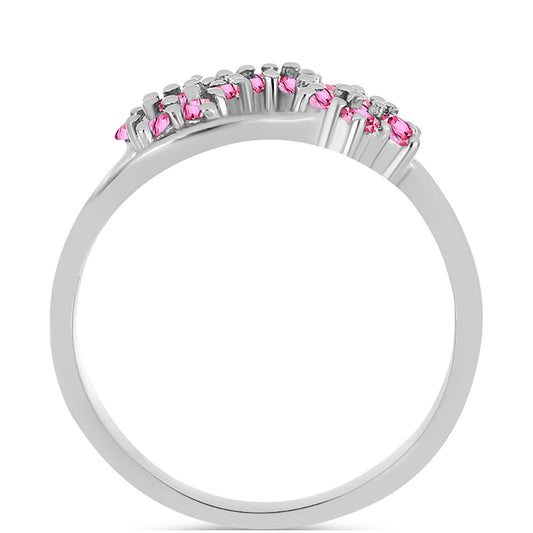 Anillo de Plata con Turmalina Rosa de Pelmadulla