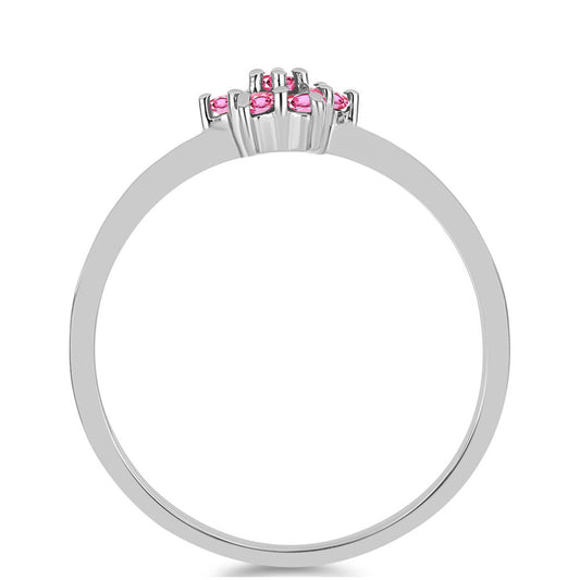 Anillo de Plata con Turmalina Rosa de Pelmadulla