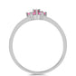 Anillo de Plata con Turmalina Rosa de Pelmadulla