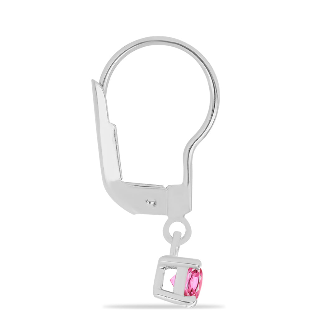 Pendientes de Plata con Turmalina Rosa de Pelmadulla 2 