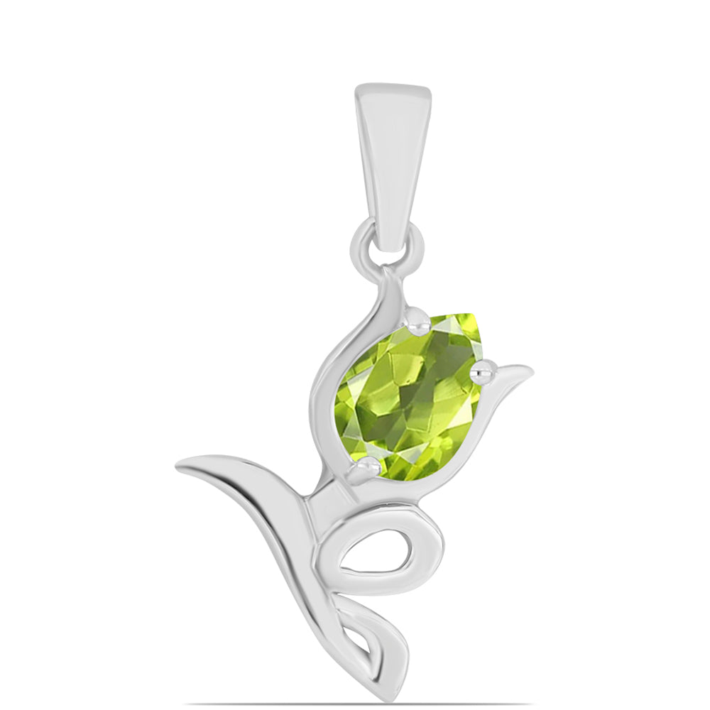 Colgante de Plata con Peridoto de Changbai 1 