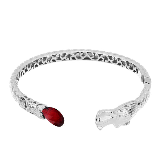 Brazalete de Plata con Rubí de Madagascar