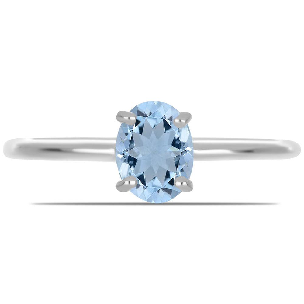 Anillo de Plata con Aguamarina del Condado de Embu 1 