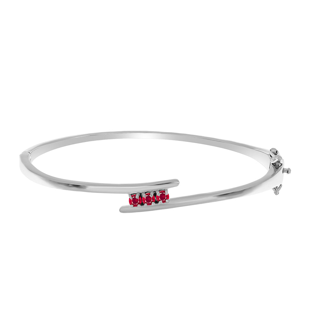 Brazalete de Plata con Rubí de Madagascar 1 