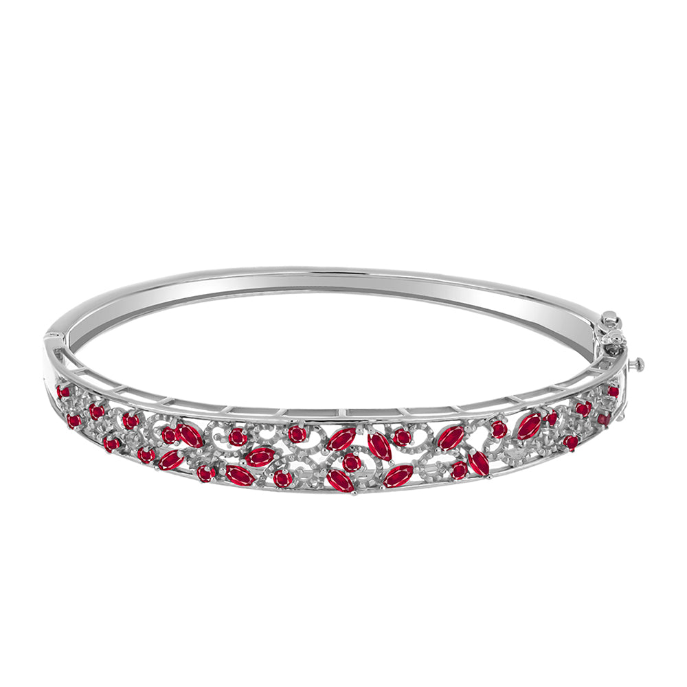 Brazalete de Plata con Rubí de Madagascar 1 