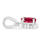 Colgante de Plata con Rubí de Madagascar