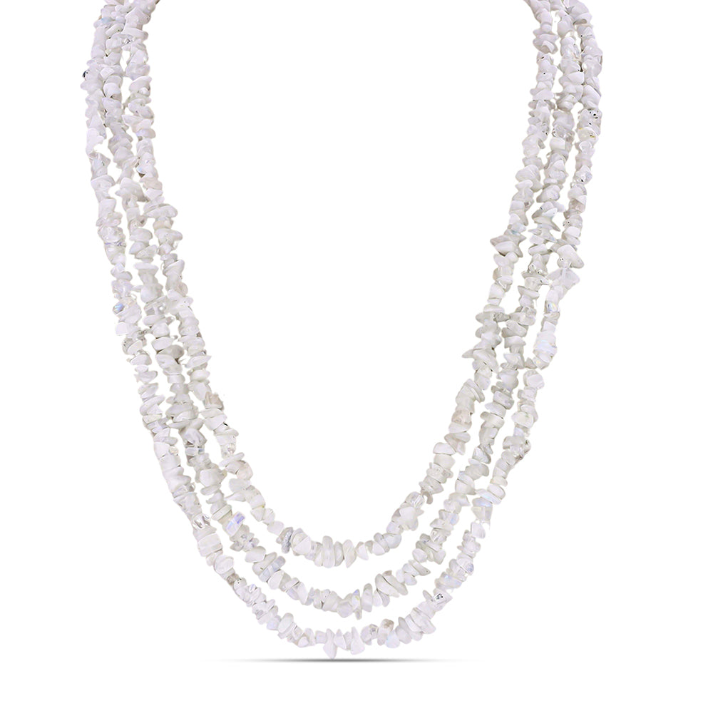 Collar Pepita con Piedra Lunar Arco Iris 1 