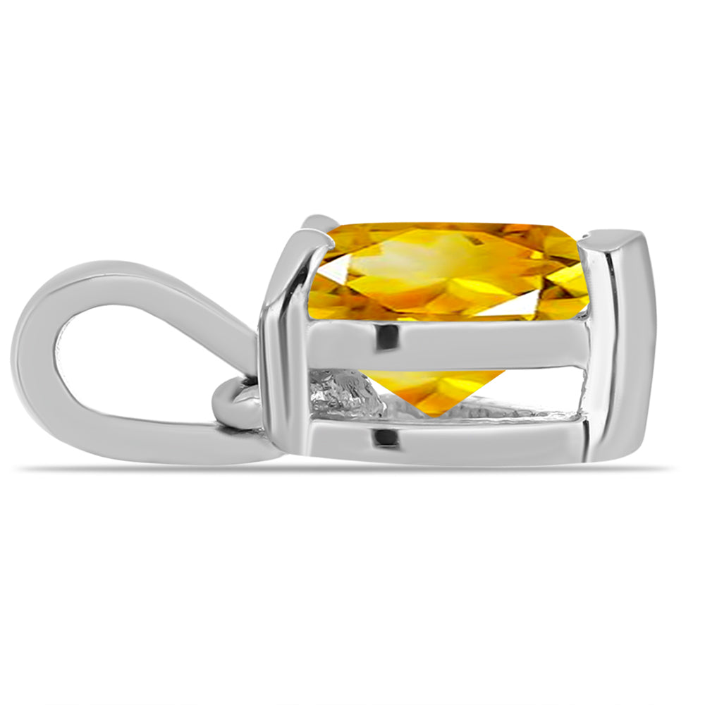 Colgante de Plata con Citrino de los Montes Urales 2 