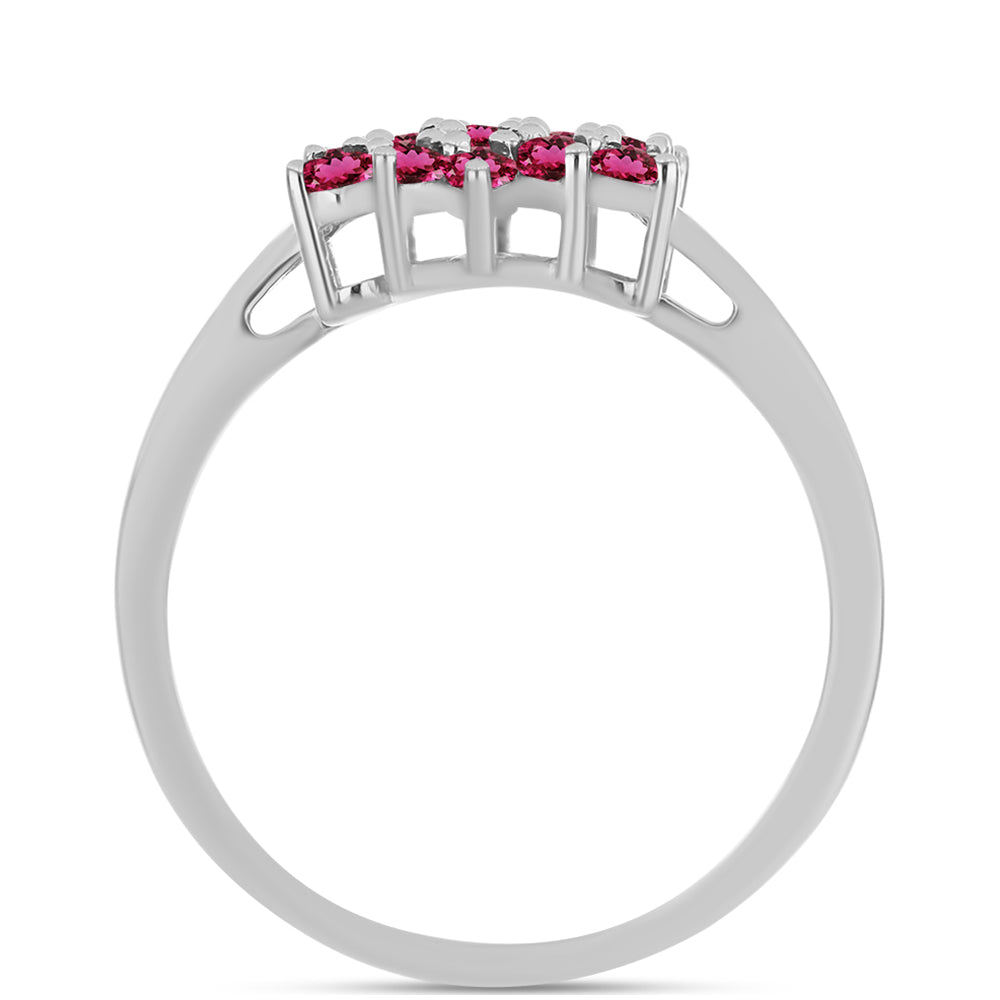 Anillo de Plata con Rubelita de Cruzeiro 2 