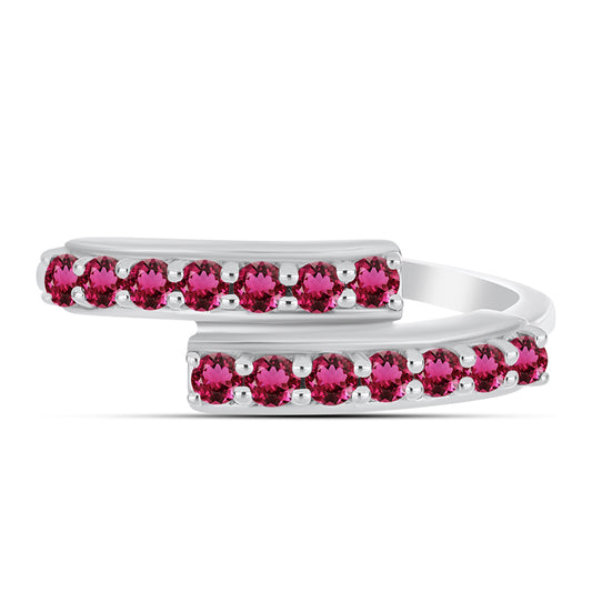 Anillo de Plata con Rubelita de Cruzeiro