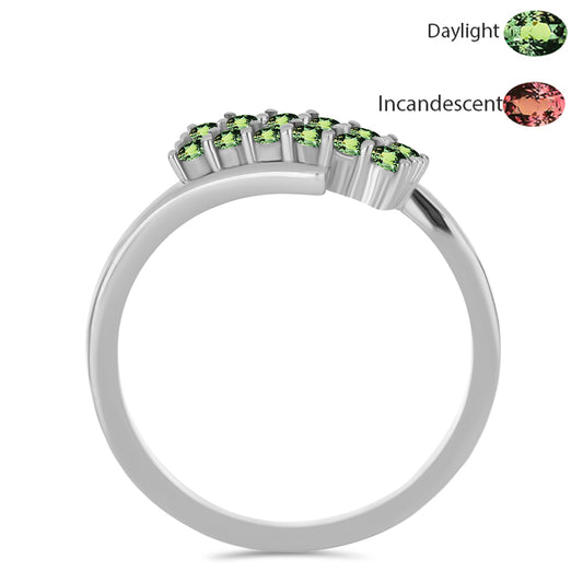 Anillo de Plata con Alejandrita natural